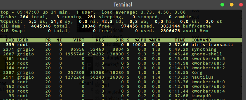 Форматирование в btrfs команда linux