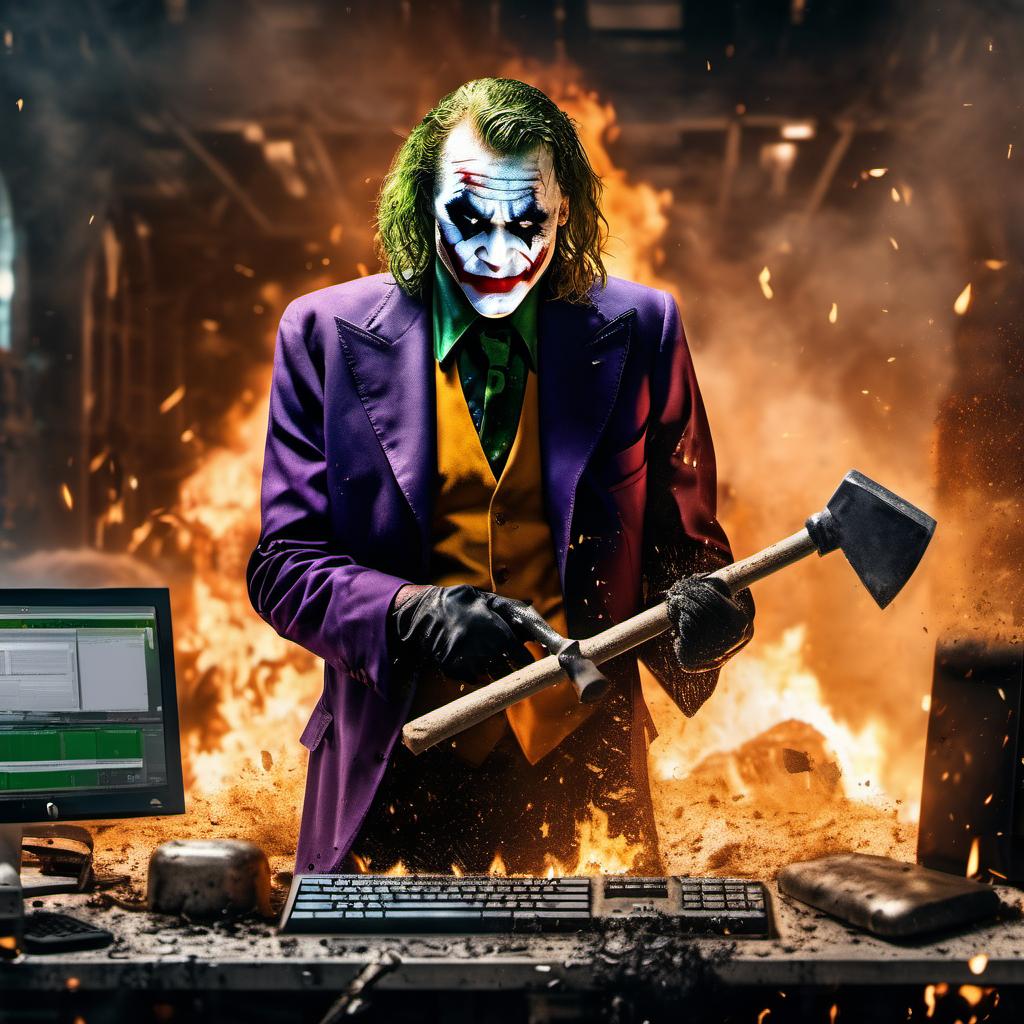 Joker tries Stable Diffusion on ROCm