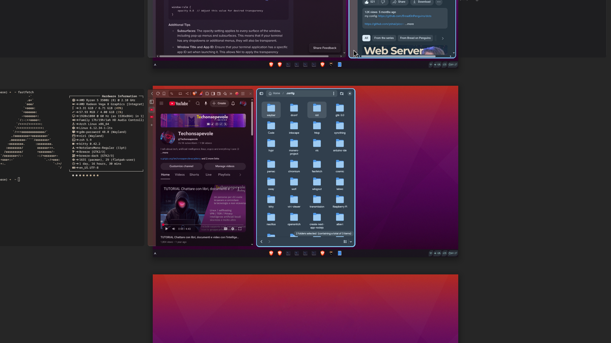 Linux Desktop minimale. Ha ancora senso il consumo di RAM