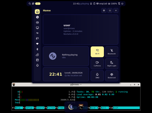 Noctalia V5 + LabWC on NixOS