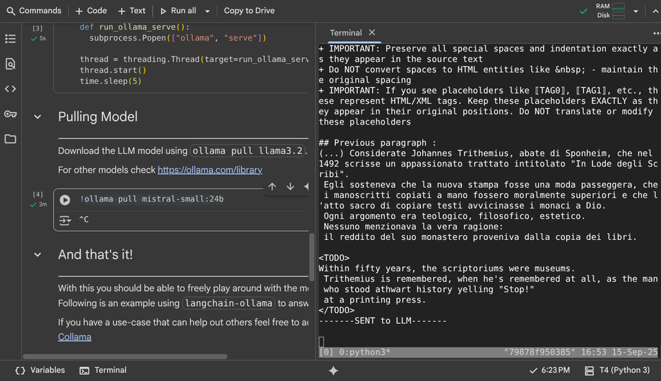 Translating EPUB Ebooks with Local LLM and for FREE. An Effective Approach
