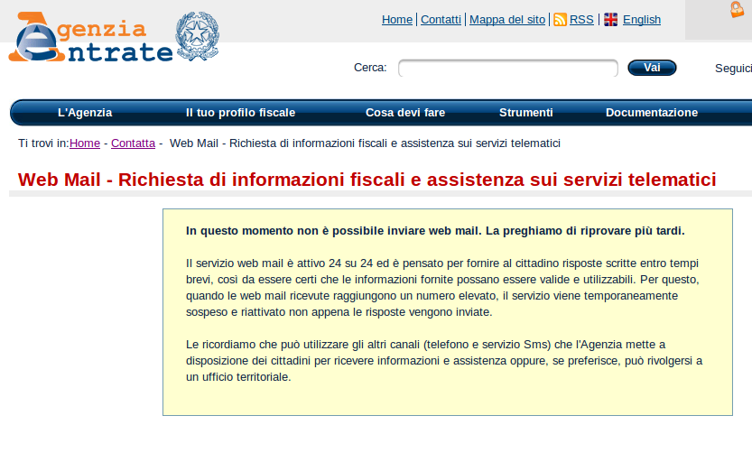assistenza email